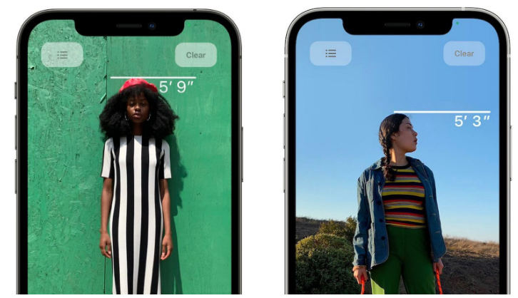 华安苹果服务网点分享通过iPhone激光雷达测量身高方法教程 